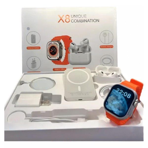 Combo Smartwatch X8 Ultra Max + Audífonos In Ear + Power Bank - Image 4