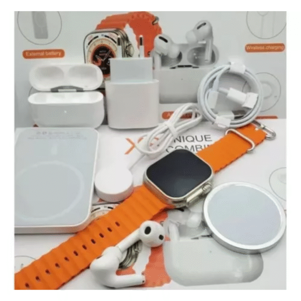Combo Smartwatch X8 Ultra Max + Audífonos In Ear + Power Bank - Image 2