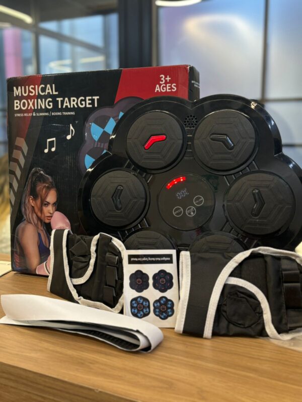 Máquina de Boxeo Musical para Entrenamiento en Casa y Gimnasio | Almohadilla de Boxeo LED